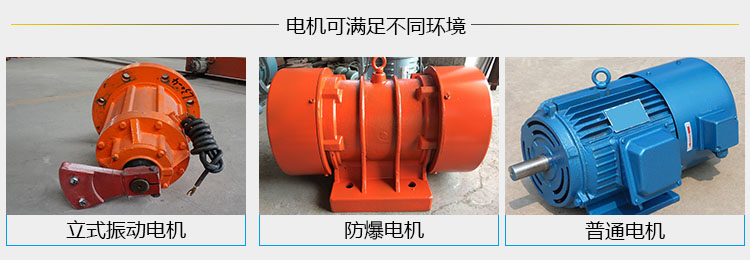 振動篩分機(jī)電機(jī)種類